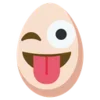 Стикер 12 🙄 Egg - эмоджи яичко