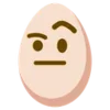 Стикер 17 🙄 Egg - эмоджи яичко
