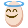 Стикер 15 🙄 Egg - эмоджи яичко