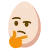 Стикер 23 🙄 Egg - эмоджи яичко