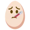Стикер 33 🙄 Egg - эмоджи яичко