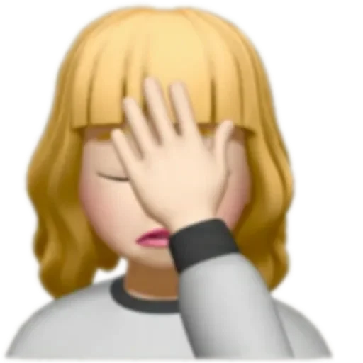 🤦‍♀ Стикер «Stickers ~}=====> emoji )» для Telegram