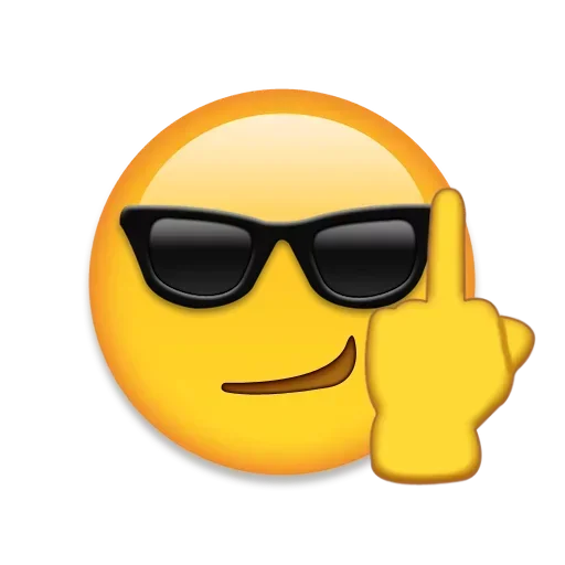 🖕 Стикер «Stickers ~}=====> emoji )» для Telegram