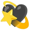 Стикер 24 🌼 black emoji - чёрные эмодзи