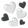 Стикер 32 🌼 black emoji - чёрные эмодзи
