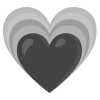 Стикер 47 🌼 black emoji - чёрные эмодзи