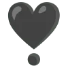 Стикер 54 🌼 black emoji - чёрные эмодзи