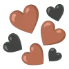 Стикер 41 🌼 black emoji - чёрные эмодзи