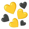 Стикер 36 🌼 black emoji - чёрные эмодзи
