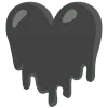 Стикер 13 🌼 black emoji - чёрные эмодзи
