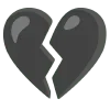 Стикер 55 🌼 black emoji - чёрные эмодзи