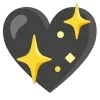 Стикер 46 🌼 black emoji - чёрные эмодзи
