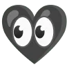 Стикер 60 🌼 black emoji - чёрные эмодзи