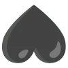 Стикер 7 🌼 black emoji - чёрные эмодзи