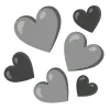Стикер 42 🌼 black emoji - чёрные эмодзи