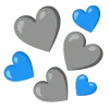 💙 Эмодзи «grey» для Telegram