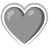 ❤️‍🔥 Эмодзи «grey» для Telegram