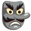 👺 Эмодзи «grey» для Telegram