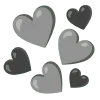 🖤 Эмодзи «grey» для Telegram