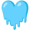 🫠 Эмодзи «light blue» для Telegram