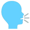 🗣 Эмодзи «light blue» для Telegram