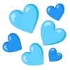 💙 Эмодзи «light blue» для Telegram