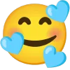 🥰 Эмодзи «light blue» для Telegram