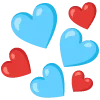 ❤️ Эмодзи «light blue» для Telegram