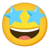 🤩 Эмодзи «light blue» для Telegram