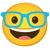 🤓 Эмодзи «light blue» для Telegram