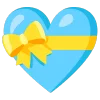 💝 Эмодзи «light blue» для Telegram
