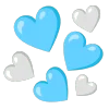 🤍 Эмодзи «light blue» для Telegram