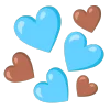 🤎 Эмодзи «light blue» для Telegram