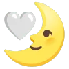 🌛 Эмодзи «white» для Telegram