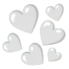 🤍 Эмодзи «white» для Telegram