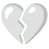 💔 Эмодзи «white» для Telegram