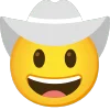 🤠 Эмодзи «white» для Telegram