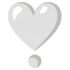 ❣️ Эмодзи «white» для Telegram