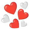 ❤️ Эмодзи «white» для Telegram