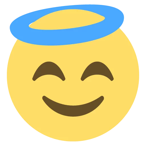 😇 Стикер «emojione 2.2.7» для Telegram