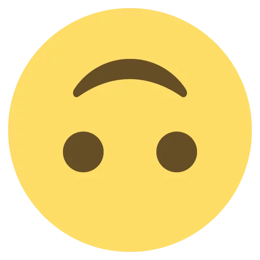 🙃 Стикер «emojione 2.2.7» для Telegram
