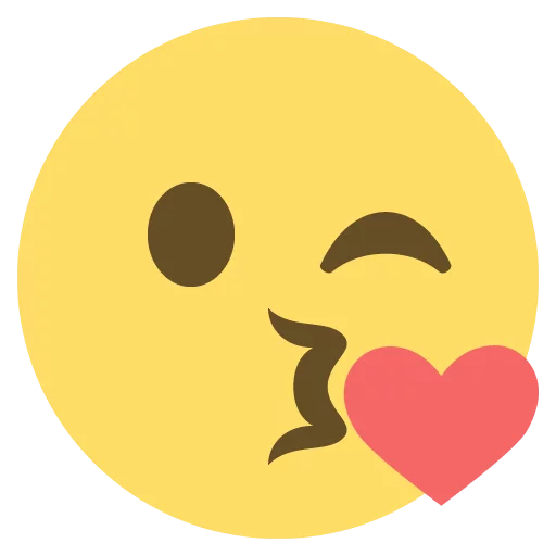 😘 Стикер «emojione 2.2.7» для Telegram