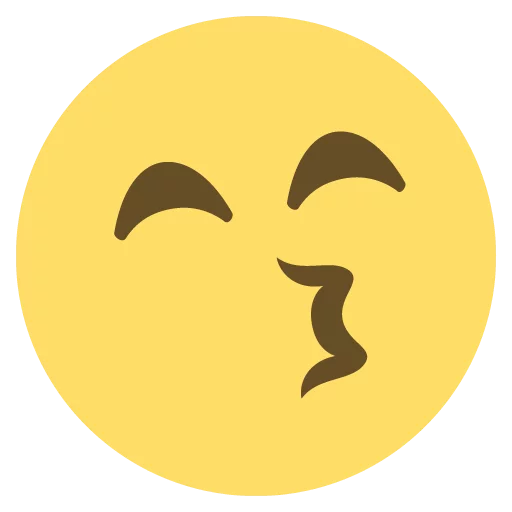 😙 Стикер «emojione 2.2.7» для Telegram