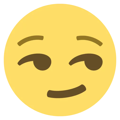 😏 Стикер «emojione 2.2.7» для Telegram