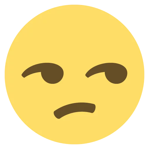 😒 Стикер «emojione 2.2.7» для Telegram