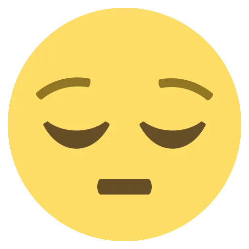 😔 Стикер «emojione 2.2.7» для Telegram