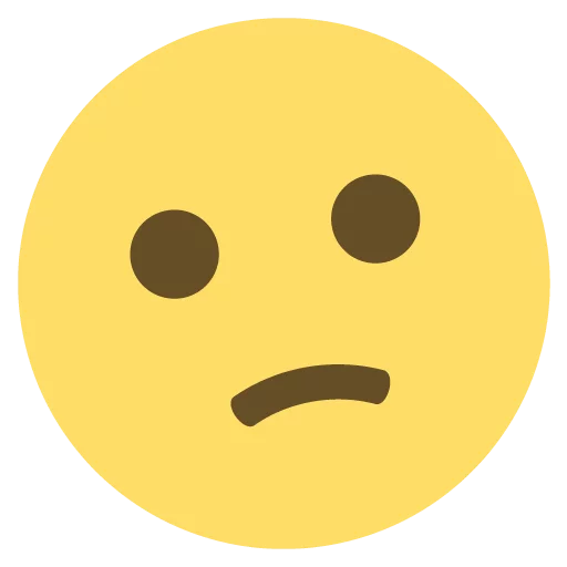 😕 Стикер «emojione 2.2.7» для Telegram