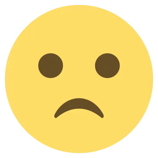 🙁 Стикер «emojione 2.2.7» для Telegram