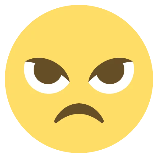 😠 Стикер «emojione 2.2.7» для Telegram