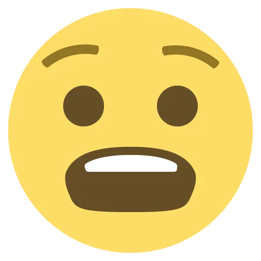 😧 Стикер «emojione 2.2.7» для Telegram